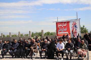 مراسم غباروبی اهداء کنندگان عضو در آرامستان وادی رحمت برگزار شد
