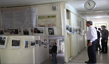 همزمان با سالروز آزاد سازی خرمشهر: نمایشگاه عکس دفاع مقدس در بنیاد مسکن انقلاب اسلامی استان برگزار گردید