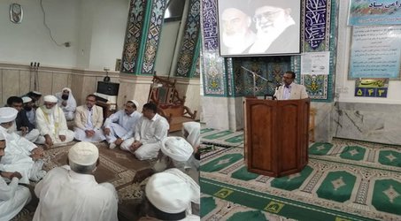 سخنرانی مهندس حسینی  ناروئی  در بین خطبه های نماز جمعه شهرستان  کنارک