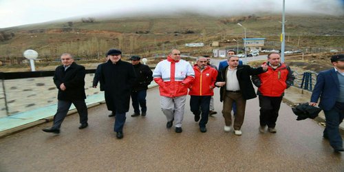 استاندار زنجان از سد کینه ورس بازدید و در جریان نحوه کنترل...