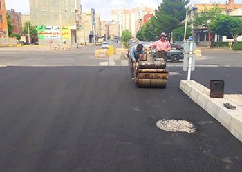 اصلاح هندسی ضلع غرب تقاطع ایران پیروزی به پایان رسید