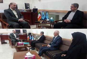 دیدار مدیرعامل شرکت آب منطقه ای با مدیرکل صدا و سیمای مرکز زنجان