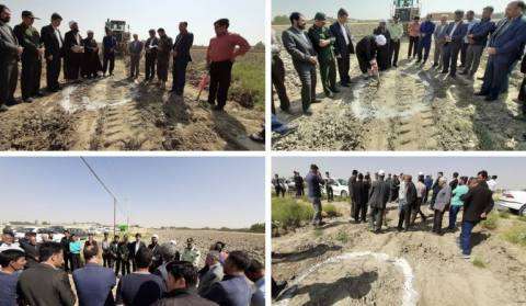 پروژه بازگشایی کمربندی شمال غرب شهر چناران آغاز شد.