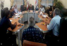 حضور اعضای یاوران شورای محله کهویه در جلسه شورا