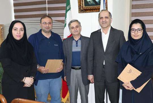 از پيشنهاددهندگان منتخب معاونت مالي و پشتيباني آبفای گیلان تقدیر شد