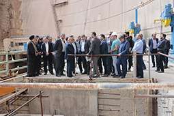 بازدید  مدیرعامل سازمان آب و برق خوزستان از سد و نیروگاه دز