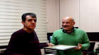 هیات مدیره سازمان نظام مهندسی کردستان از دکتر قناعت تجلیل کرد
