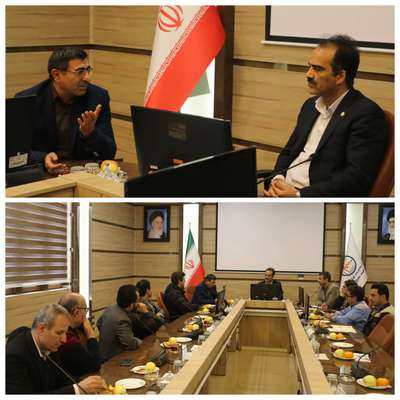 مدیر شرکت مخابرات استان همدان و هیئت همراه با عبدالمجید دیناروند مدیر عامل نیروگاه شهید مفتح دیدار و گفتگو کردند .