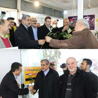 همزمان با 26آذر روز حمل و نقل ، فرماندار، شهردار،رئیس و اعضای شورای شهر با حضور در پایانه مسافربری شهرداری لاهیجان از فعالان حمل و نقل  قدردانی کردند.