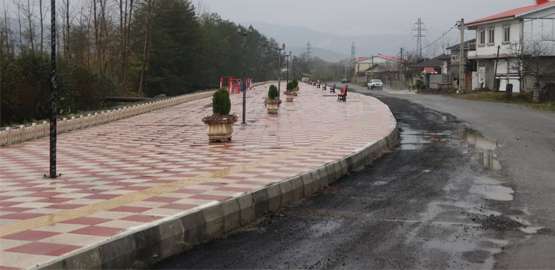 پروژه در حال اجرای پیاده راه خیابان شهید رجایی