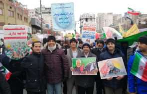 حضور پرشور کارکنان آبفار خراسان رضوی در راهپیمایی 22 بهمن ماه