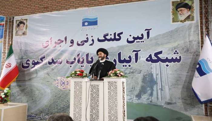 شرکت آب منطقه ای اردبیل با کار جهادی پروژه پایاب سد گیوی را...