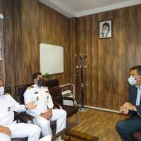 دیدار فرماندهان ارشد نیروی دریایی با رئیس شورای اسلامی شهر سنندج