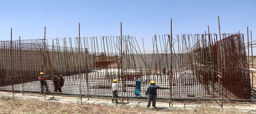 پروژه  ساخت مخزن  5000 متر مکعبی نیمه مدفون نیروگاه شهید مفتح