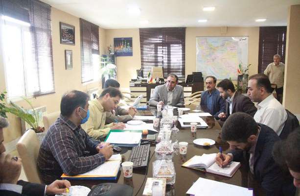 جلسه هماهنگی طرح اقدام ملی مسکن  با حضور مدیرکل راه و شهرسازی