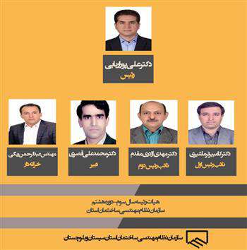 نتایج انتخابات جدید هیات رئیسه نظام مهندسی سیستان و بلوچستان