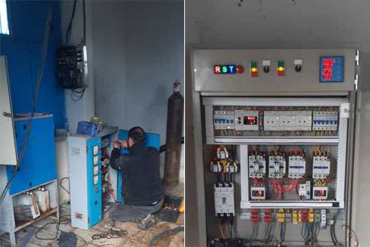 راه اندازی یک دستگاه تابلوبرق جدید در مجتمع آبرسانی چیني جان شهرستان رودسر