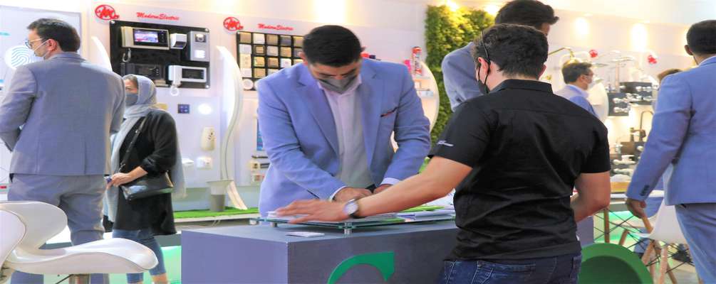  حضور دکتر تامین در نمایشگاه صنعت ساختمان تهران
