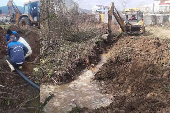 اصلاح و بازسازی شبکه آبرسانی روستاي بيجارباغ شهرستان لاهیجان
