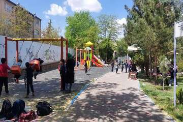 برگزاری اردوهای فرهنگی و تفریحی در پارک رضوان شهرک امام خمینی (ره)