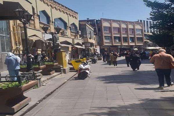 عملیات نوسازی نمای پاساژ فردوسی آغاز شد