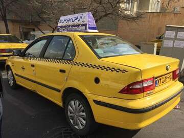 تبریزده "مندن سوروش" تاکسی لر توریست لرین خدمتینده
