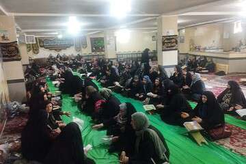 کرسی تلاوت قرآن "شکر دهنان" در مسجد فاطمه الزهرا(س) برگزار شد