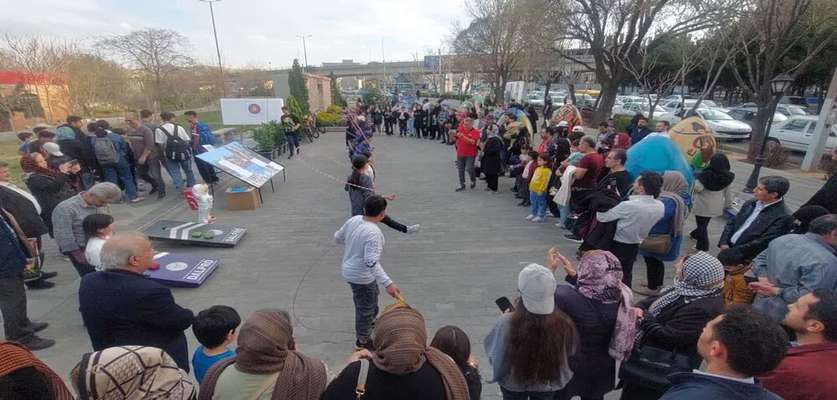 شور و نشاط بهاری در ایستگاه ورزشی شهرداری در پارک باغشمال