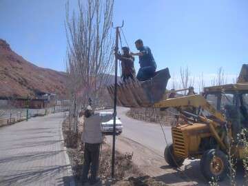 بهسازی وضعیت روشنایی در تفرجگاه عینالی