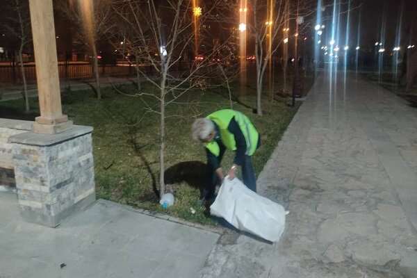 اجرای ضربتی پاکسازی پارک‌های تبریز پس از روز طبیعت