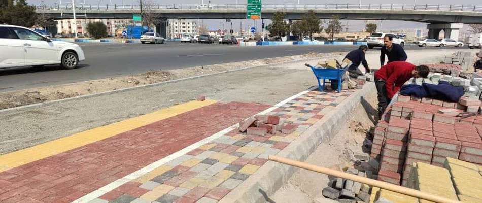 شروع عملیات احداث خیابان ۴۵ متری معراج و اتصال به کمربندی میانی
