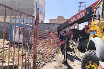 آزادسازی بیش از ۱۵ هزار مترمربع از اراضی ملی اطراف نمایشگاه بین‌المللی تبریز