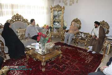 دیدار با خانواده معظم شهیدان والامقام اسمعیل عزتی و سیامک خیال پرست