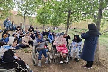 برگزاری پنجمین برنامه اردویی آموزشی و بازی درمانی در پارک بانوان شمس تبریزی با حضور کودکان استثنایی