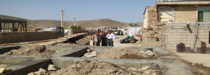 بازدید از روند بازسازی مناطق زلزله زده شهرستان دالاهو استان کرمانشاه:
