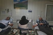اهداء خون توسط کارکنان راه و شهرسازی کهگیلویه وبویراحمد