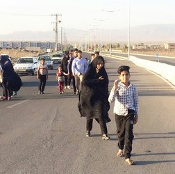 برگزاری همایش پیاده روی خانوادگی در نهبندان