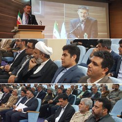 حضور شهردار خرمشهر در آئین تودیع و معارفه دادستان خرمشهر