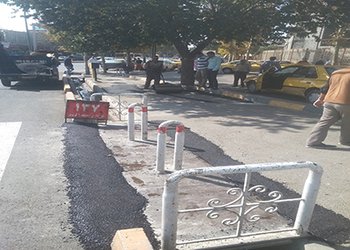 پیگیری درخواست نصب پل های فلزی و رمپ برای عابران پیاده