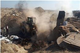 تخریب ۳۲ کوره زغال سوزی غیر مجاز در اراضی کشاورزی فشافویه  شهرستان ری